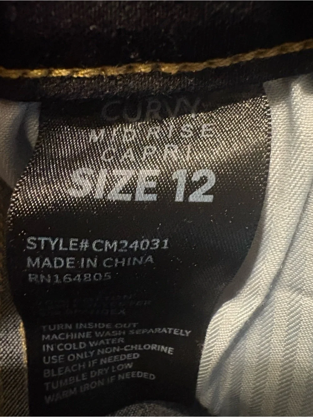 Copperflash Cropped Jeans in Dark Navy